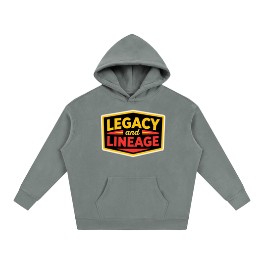 LEGACY AND LINEAGE Oversize Fleeced Hoodie