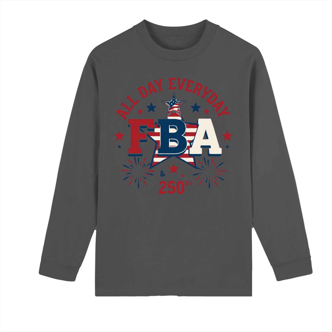 WE BEEN HERE Drop Shoulder Long Sleeve Shirt