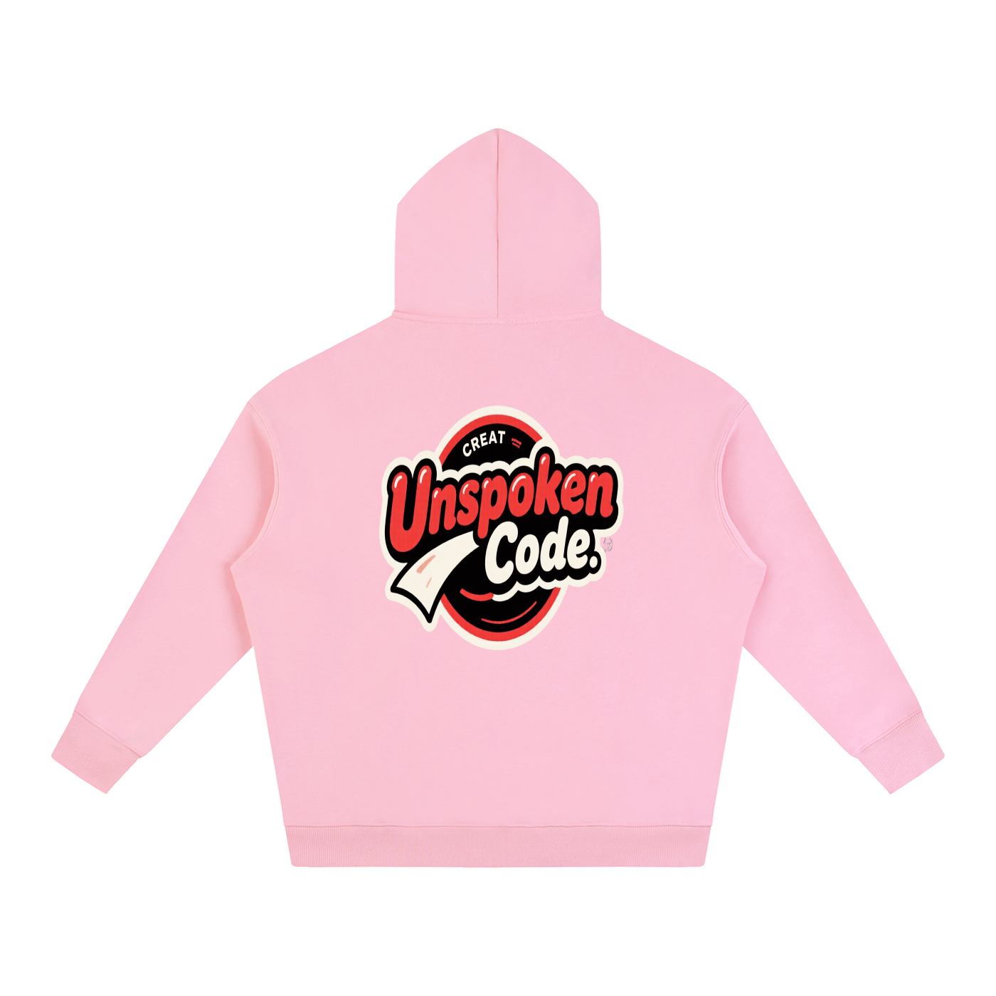 UNSPOKEN CODE Oversize Fleeced Hoodie