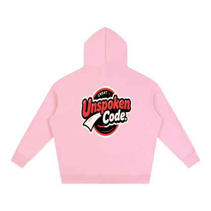UNSPOKEN CODE Oversize Fleeced Hoodie