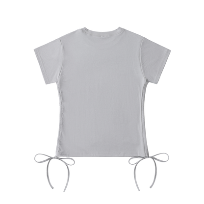 BRIGHT FBA CULTURE Drawstring T-Shirt