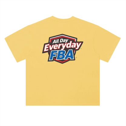 FBA BADGE Heavyweight Drop Shoulder Cotton T-Shirt