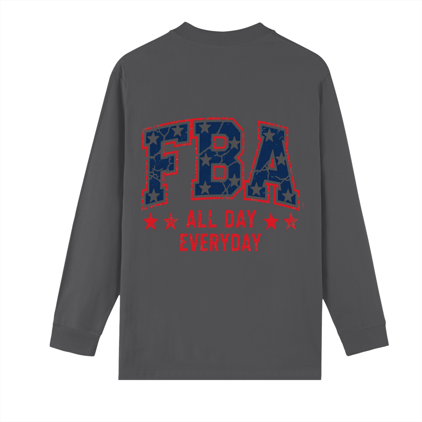 OLE AMERICA Drop Shoulder Long Sleeve Shirt