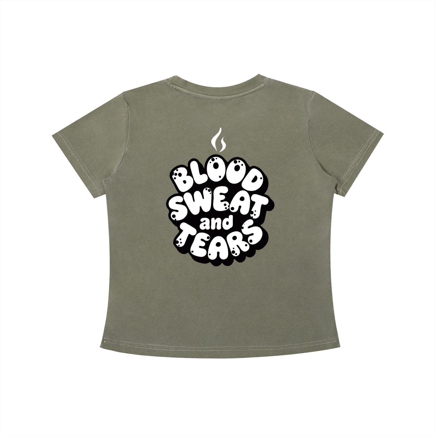 WE DON'T FLEE Vintage Wash Slim Fit T-shirt