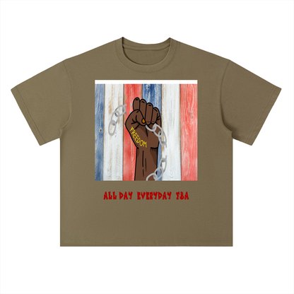 Heavyweight Drop Shoulder Cotton T-Shirt