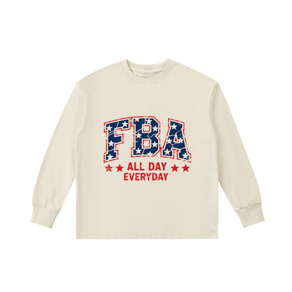 Kids' Quick-Dry Cotton Long-Sleeve Tee