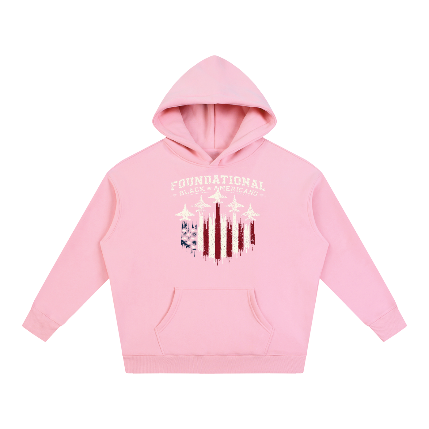 FRONTLINE Oversized Fleeced Hoodie