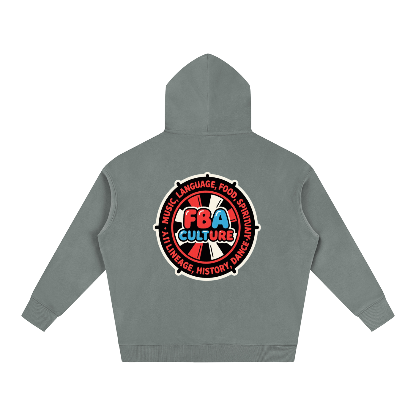 FBA CULTURE Oversize Fleeced Hoodie