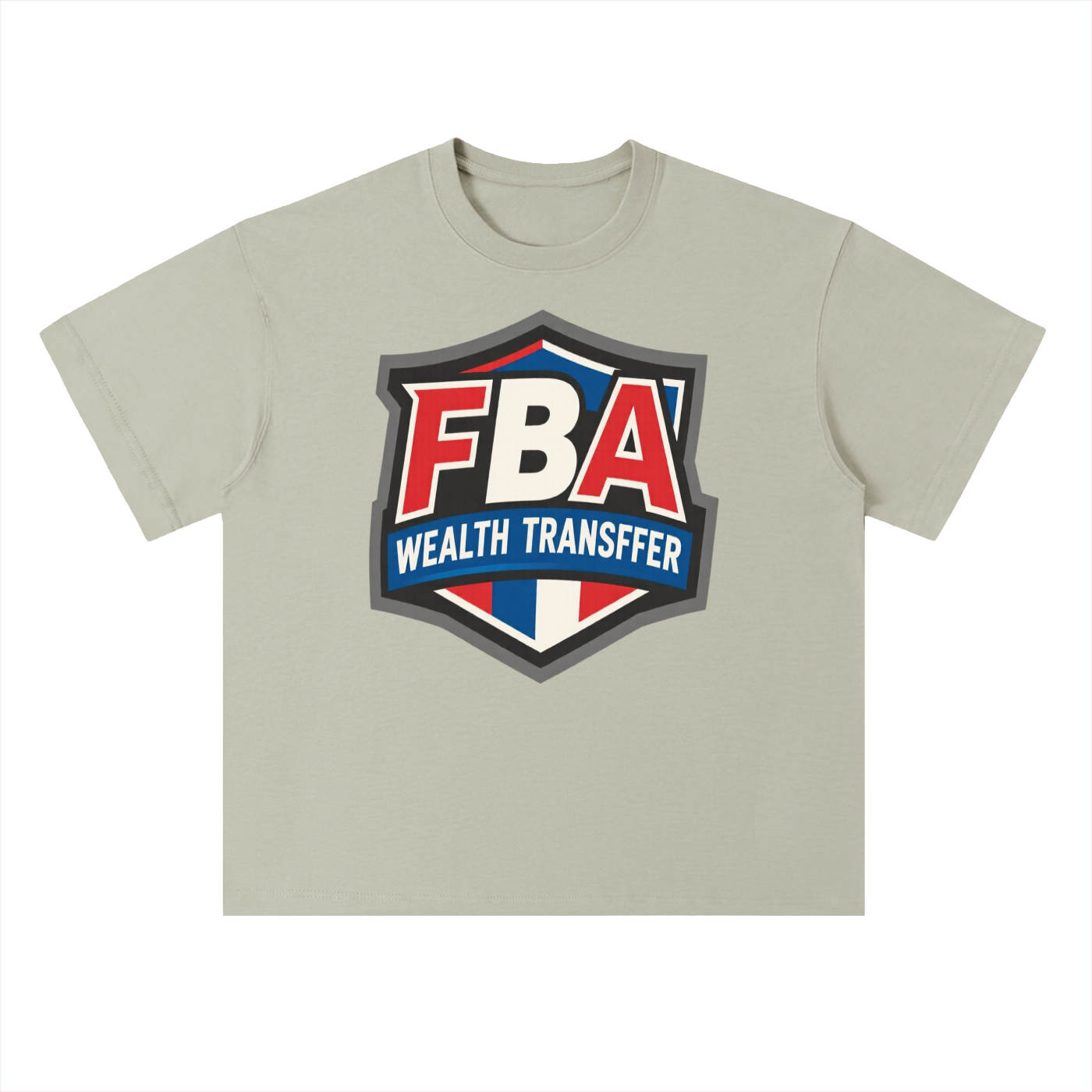 FBA BADGE Heavyweight Drop Shoulder Cotton T-Shirt