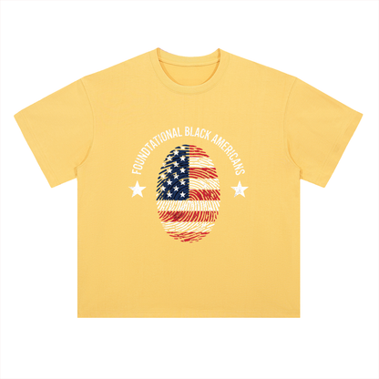 FLAGPRINT Drop Shoulder Cotton T-Shirt
