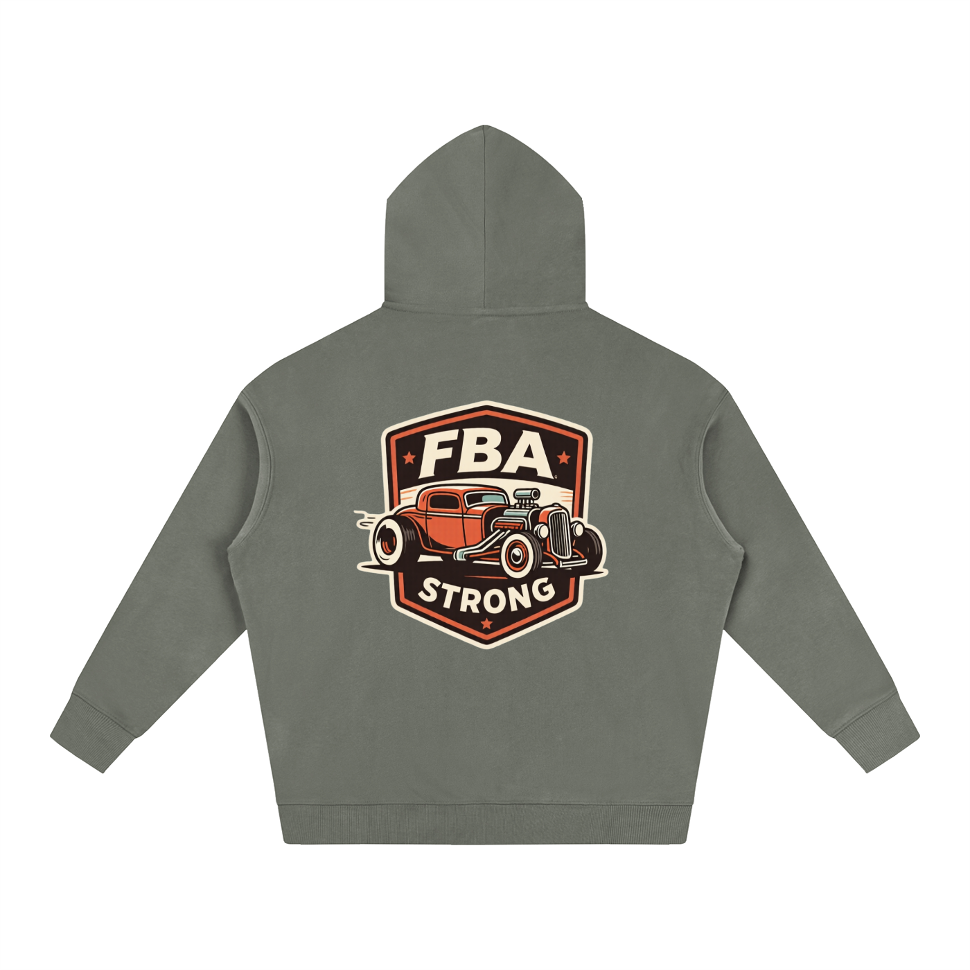 HOT ROD Oversize Fleeced Hoodie