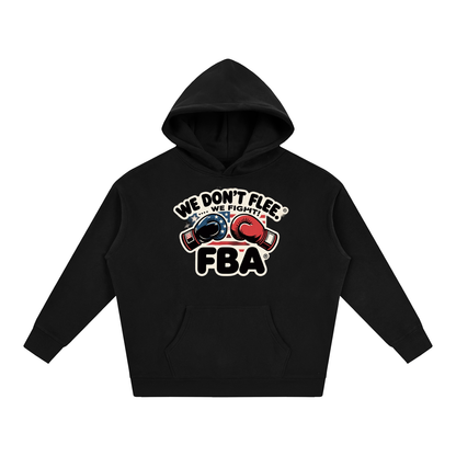 FBA NO FLEE ZONE Oversize Fleeced Hoodie