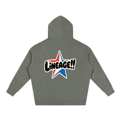 BUILT NOT TO FLEE Oversize Fleeced Hoodie
