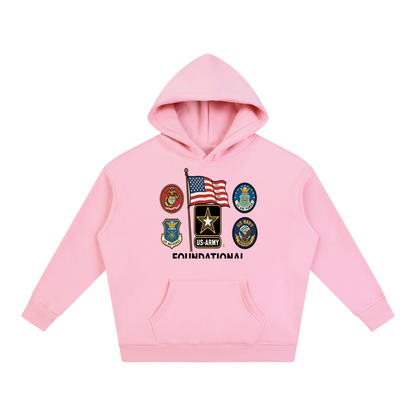 FBA MILITARY Oversize Fleeced Hoodie