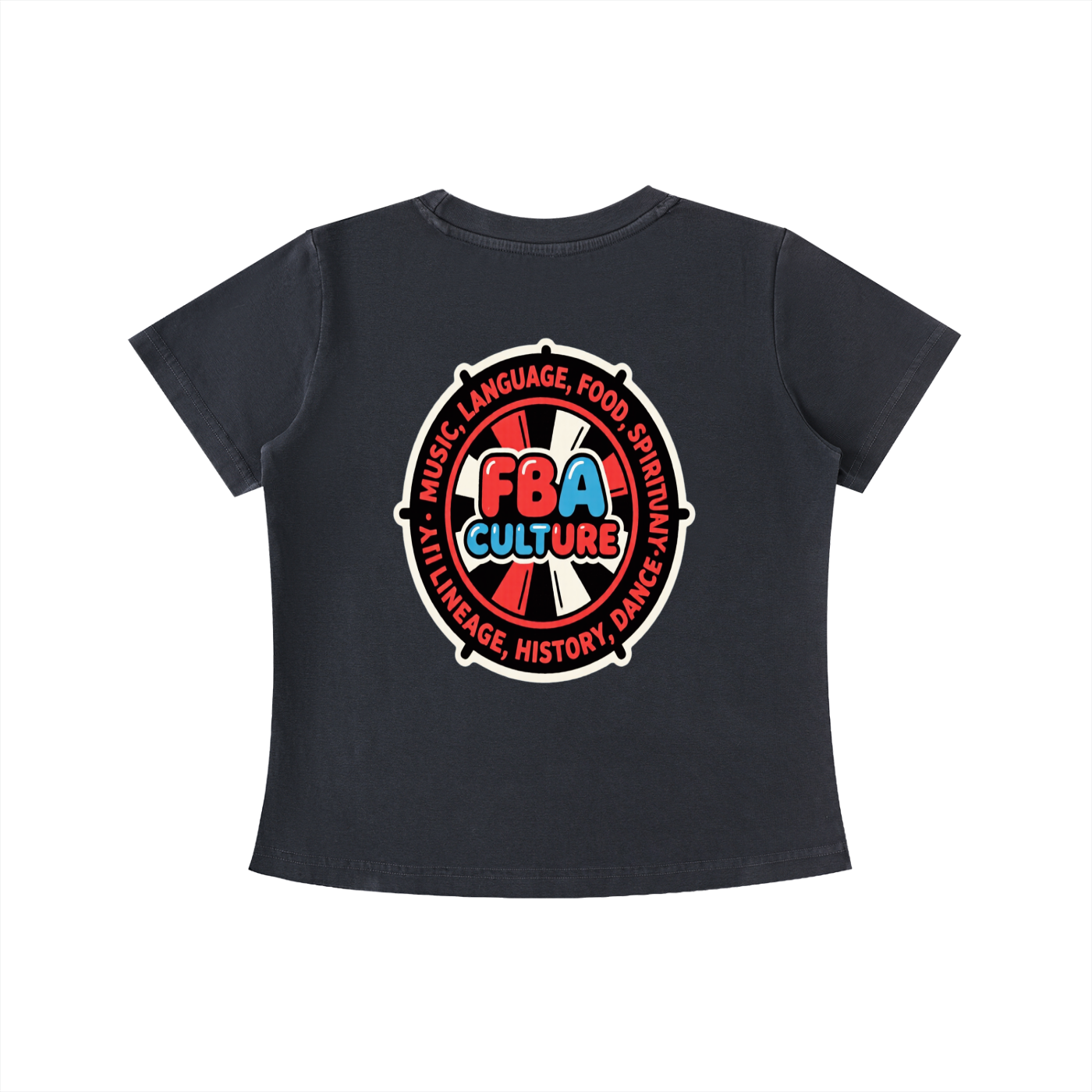 FBA BUBBLE Vintage Wash Slim Fit T-shirt