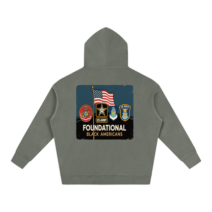 OLE AMERICA Oversize Fleeced Hoodie