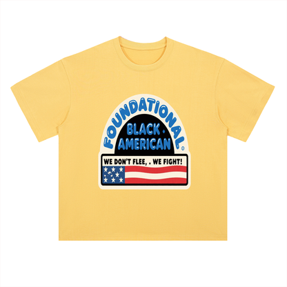 BUILT NOT TO FLEE  Adult Cotton T-Shirt