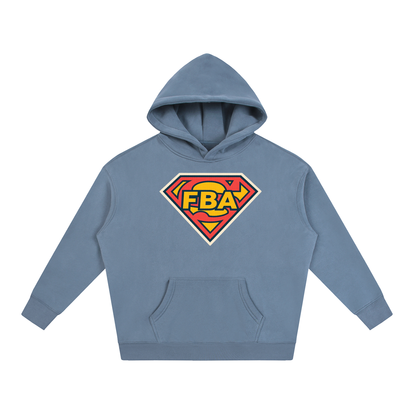 SUPER FBA Oversize Fleeced Hoodie