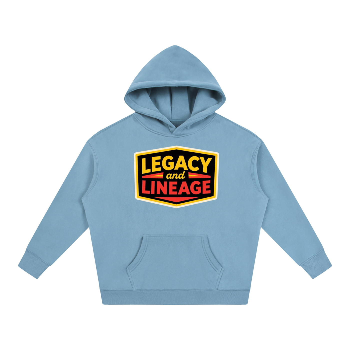 LEGACY AND LINEAGE Oversize Fleeced Hoodie
