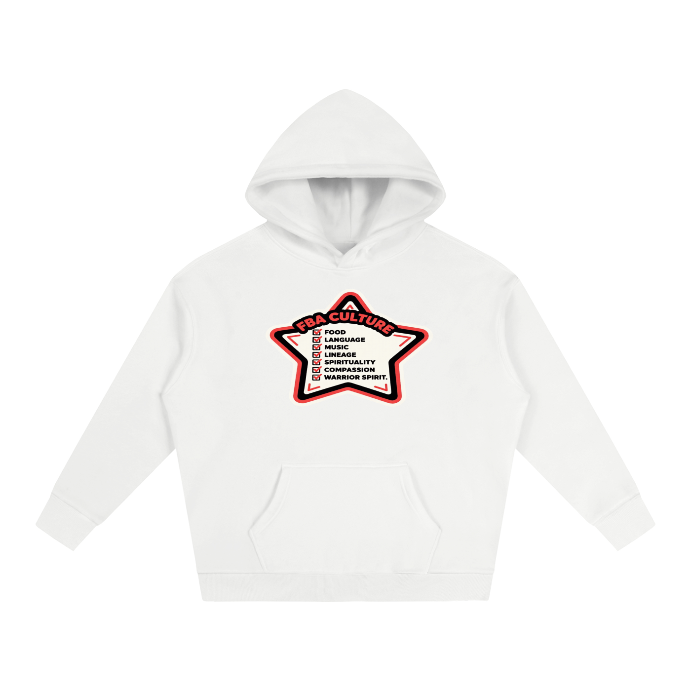 UNSPOKEN CODE Oversize Fleeced Hoodie