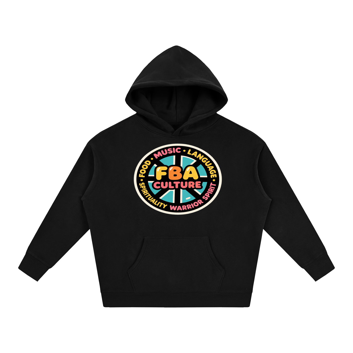 FBA CULTURE WHEEL Oversize Fleeced Hoodie