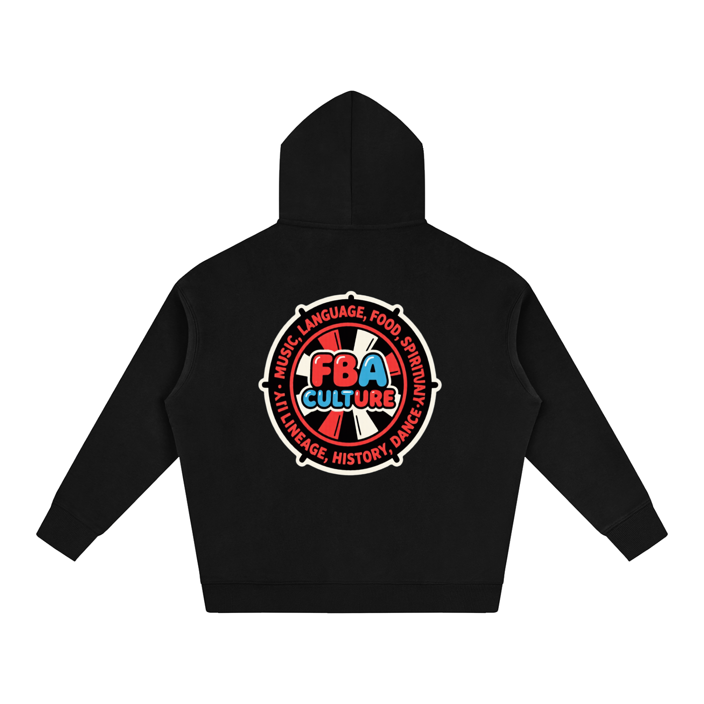 FBA CULTURE Oversize Fleeced Hoodie