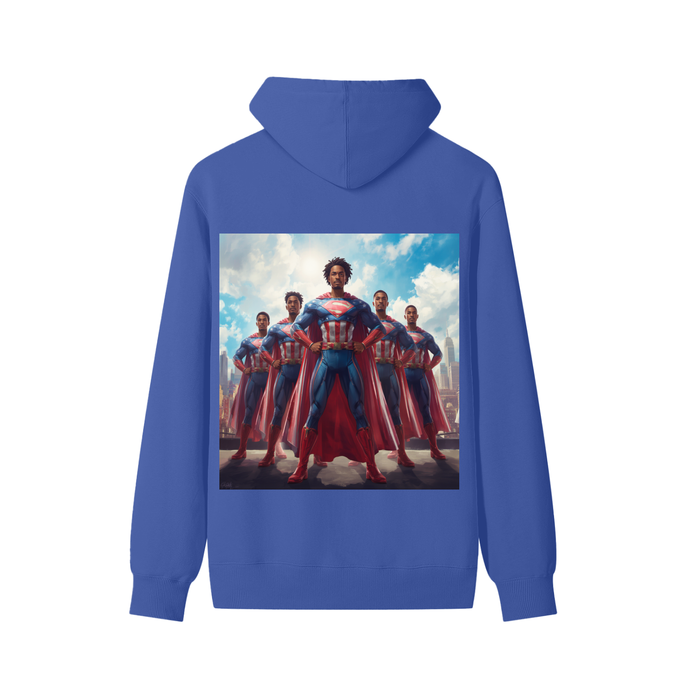 FBA SUPERHEROES Adult Unisex Cotton Hoodie