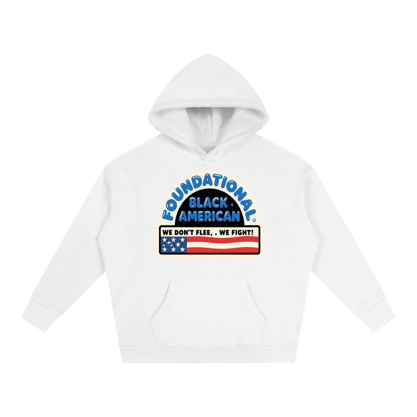 OLE AMERICA Oversize Fleeced Hoodie