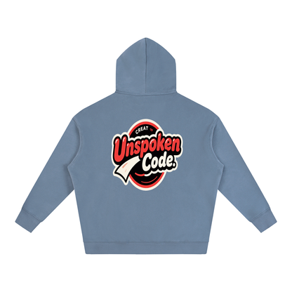 UNSPOKEN CODE Oversize Fleeced Hoodie