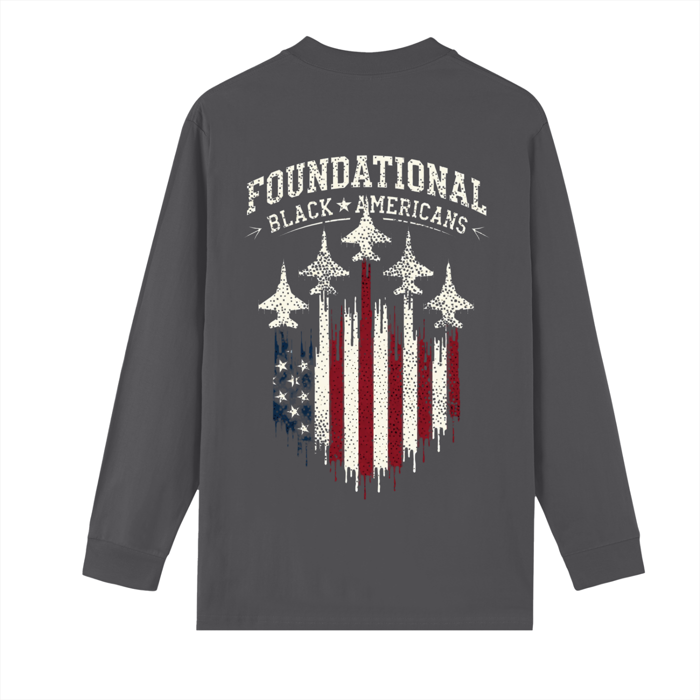 WE BEEN HERE Drop Shoulder Long Sleeve Shirt