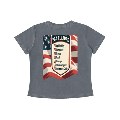 CUTURAL LINEAGE Vintage Wash Slim Fit T-shirt