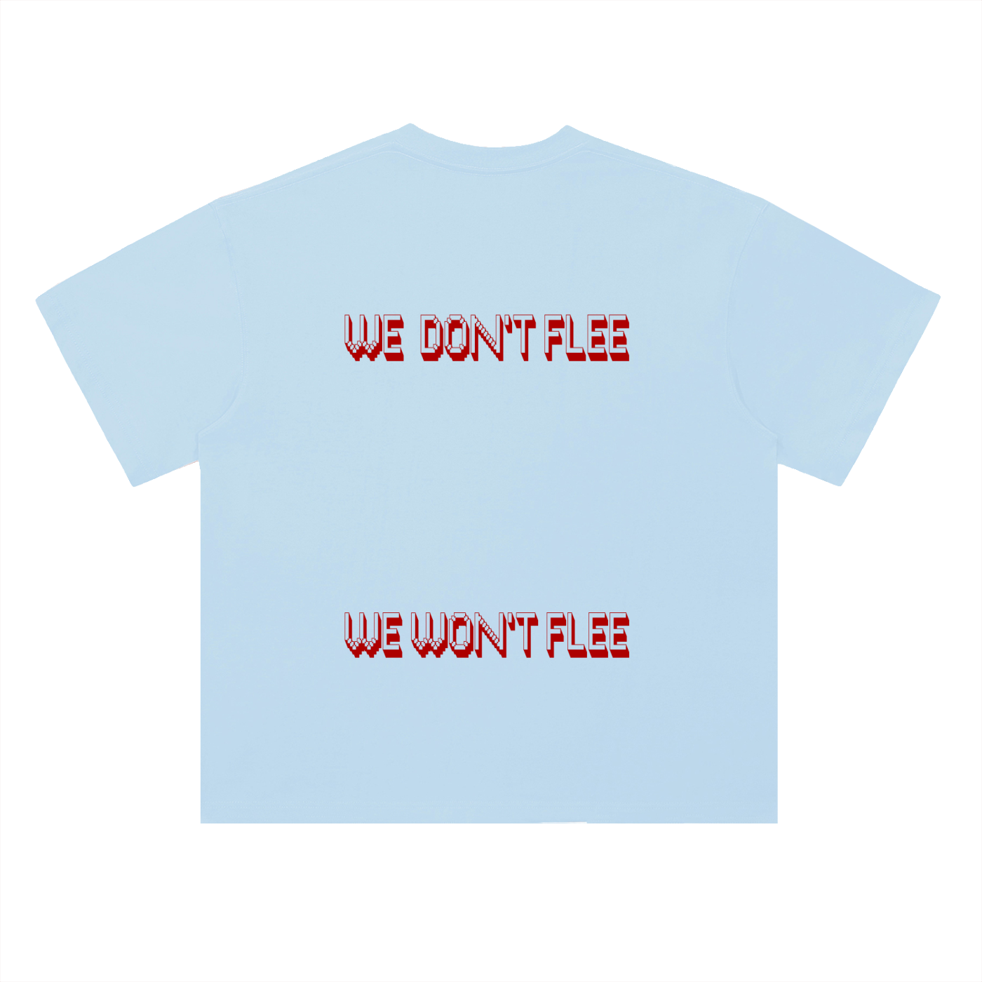 WE WON'T Heavyweight Drop Shoulder Cotton T-Shirt