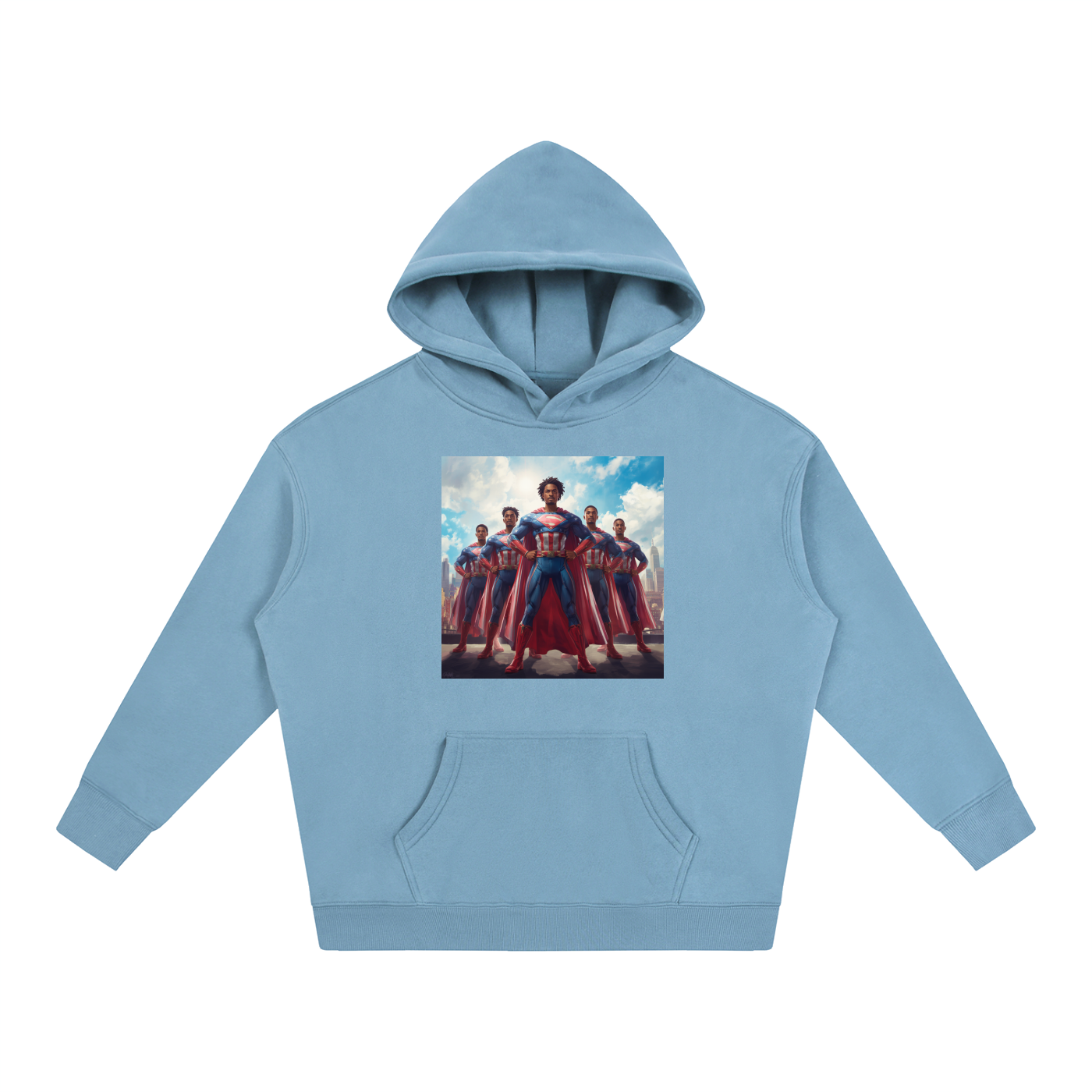 FBA SUPERHERO Oversize Fleeced Hoodie