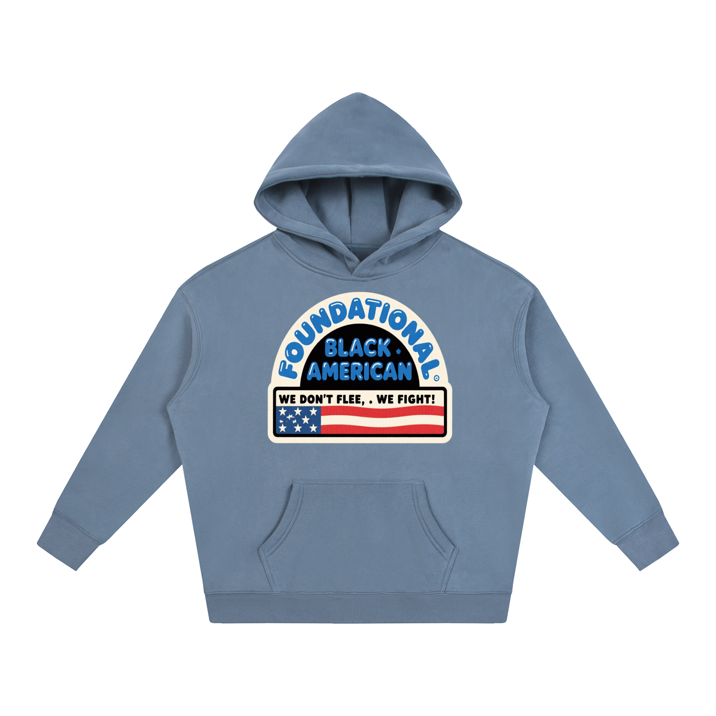 OLE AMERICA Oversize Fleeced Hoodie