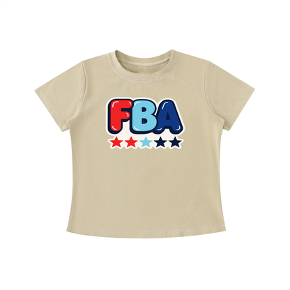 FBA BUBBLE Vintage Wash Slim Fit T-shirt