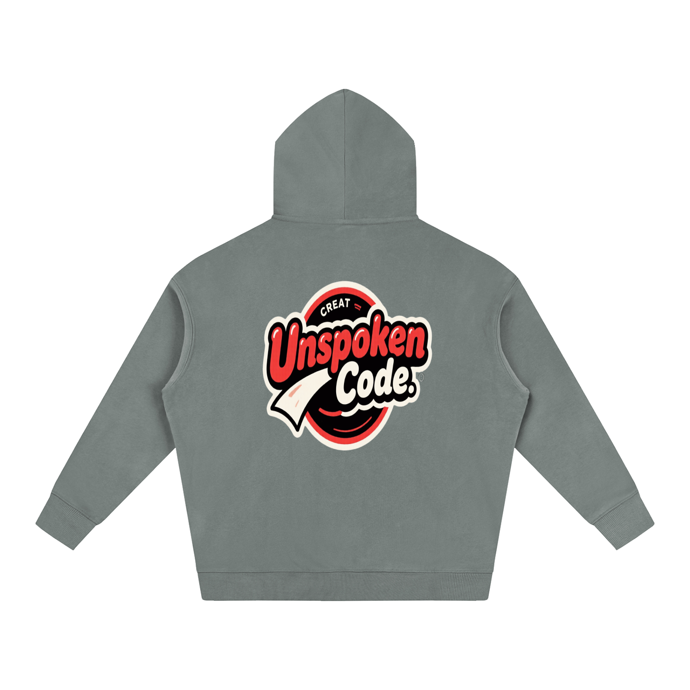 UNSPOKEN CODE Oversize Fleeced Hoodie