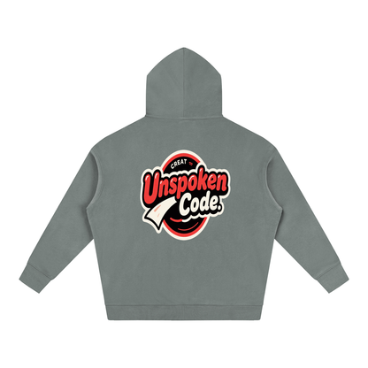 UNSPOKEN CODE Oversize Fleeced Hoodie