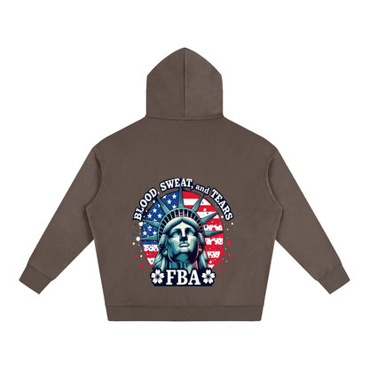 FRONTLINE Oversized Fleeced Hoodie