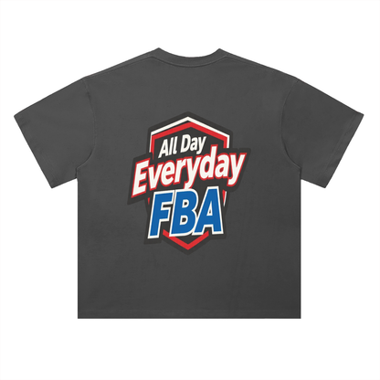 FBA BADGE Heavyweight Drop Shoulder Cotton T-Shirt