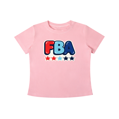 FBA BUBBLE Vintage Wash Slim Fit T-shirt