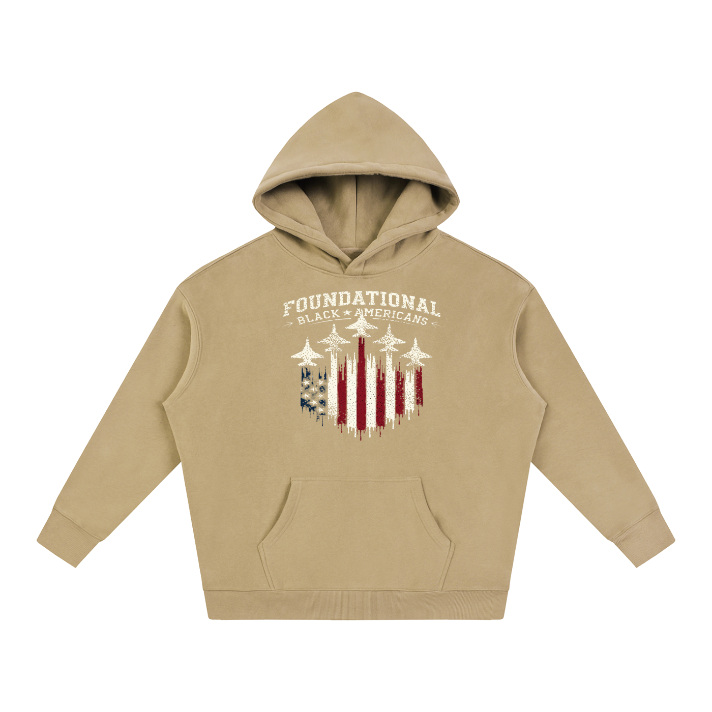 FRONTLINE Oversized Fleeced Hoodie
