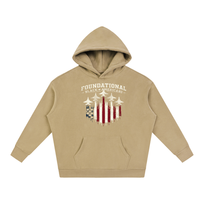 FRONTLINE Oversized Fleeced Hoodie