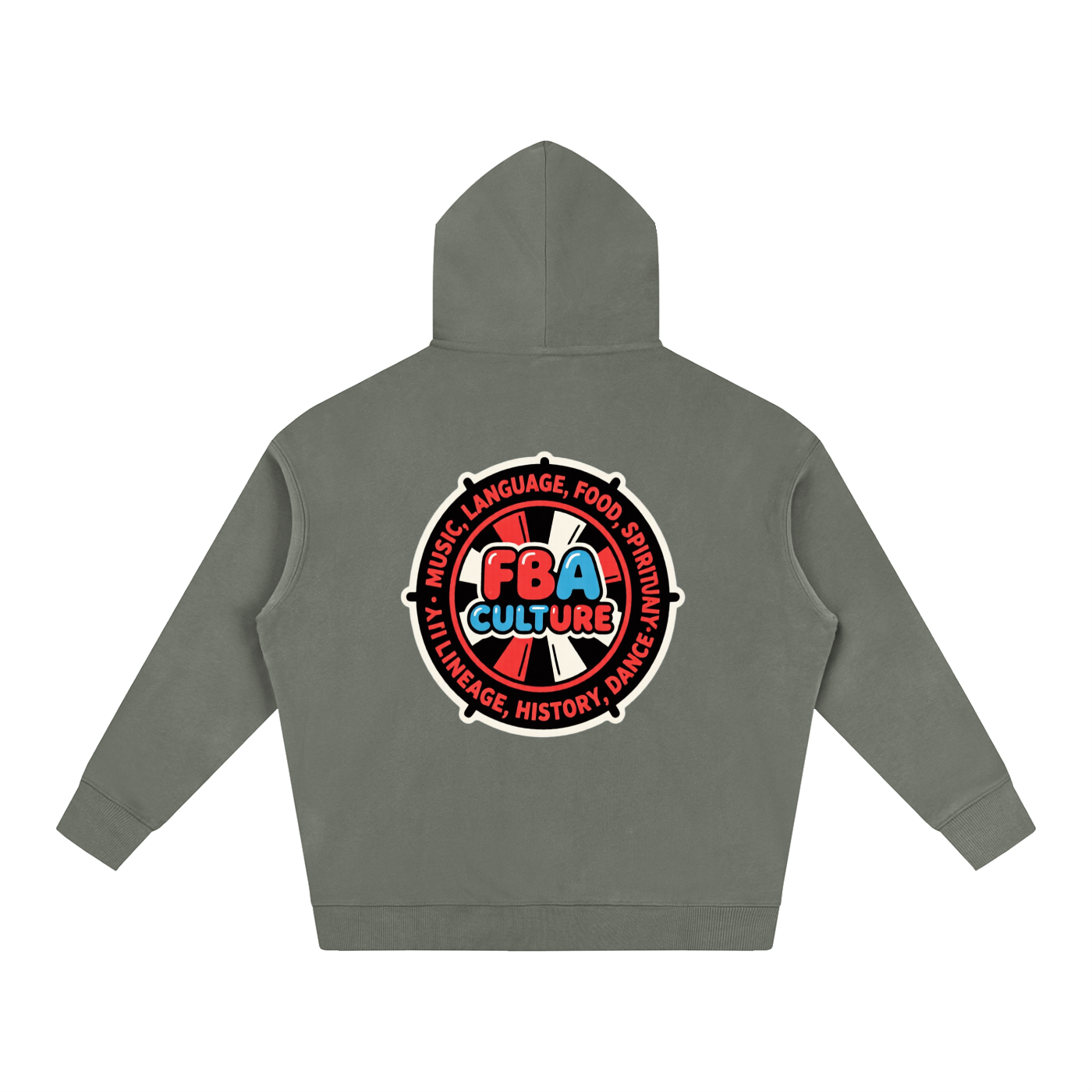 FBA CULTURE Oversize Fleeced Hoodie