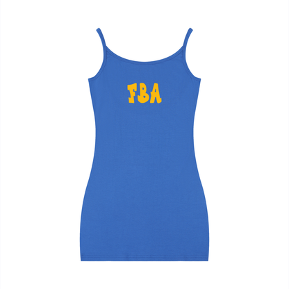 Women's FBA GOLD Tight Sleeveless Dress
