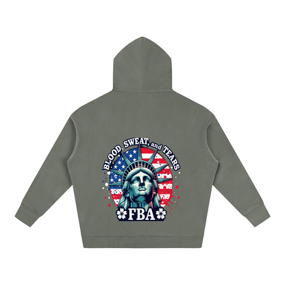 FRONTLINE Oversized Fleeced Hoodie