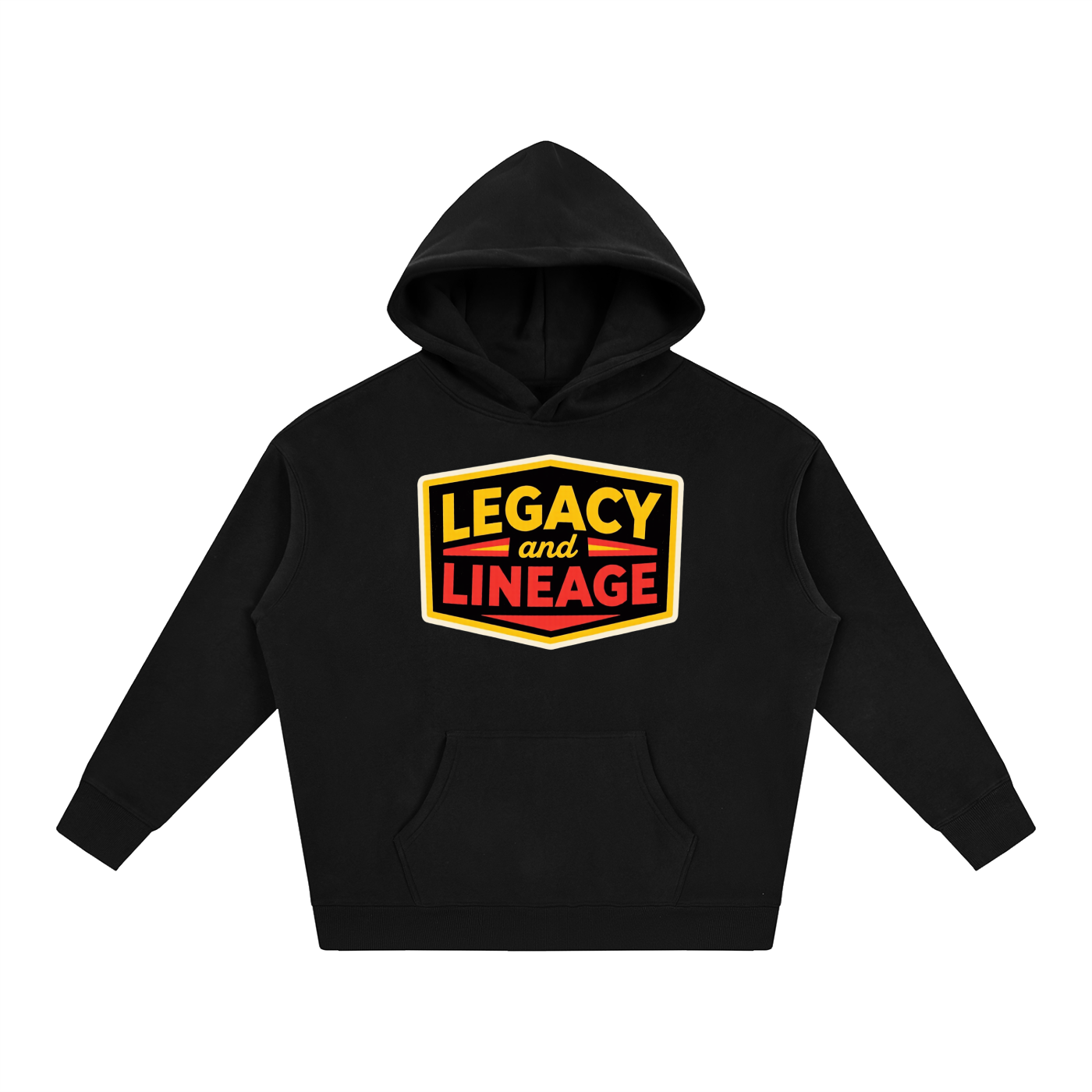 LEGACY AND LINEAGE Oversize Fleeced Hoodie