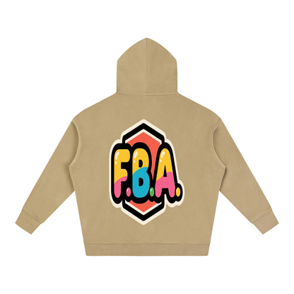 FBA CULTURE WHEEL Oversize Fleeced Hoodie