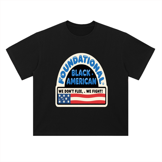 BUILT NOT TO FLEE  Adult Cotton T-Shirt