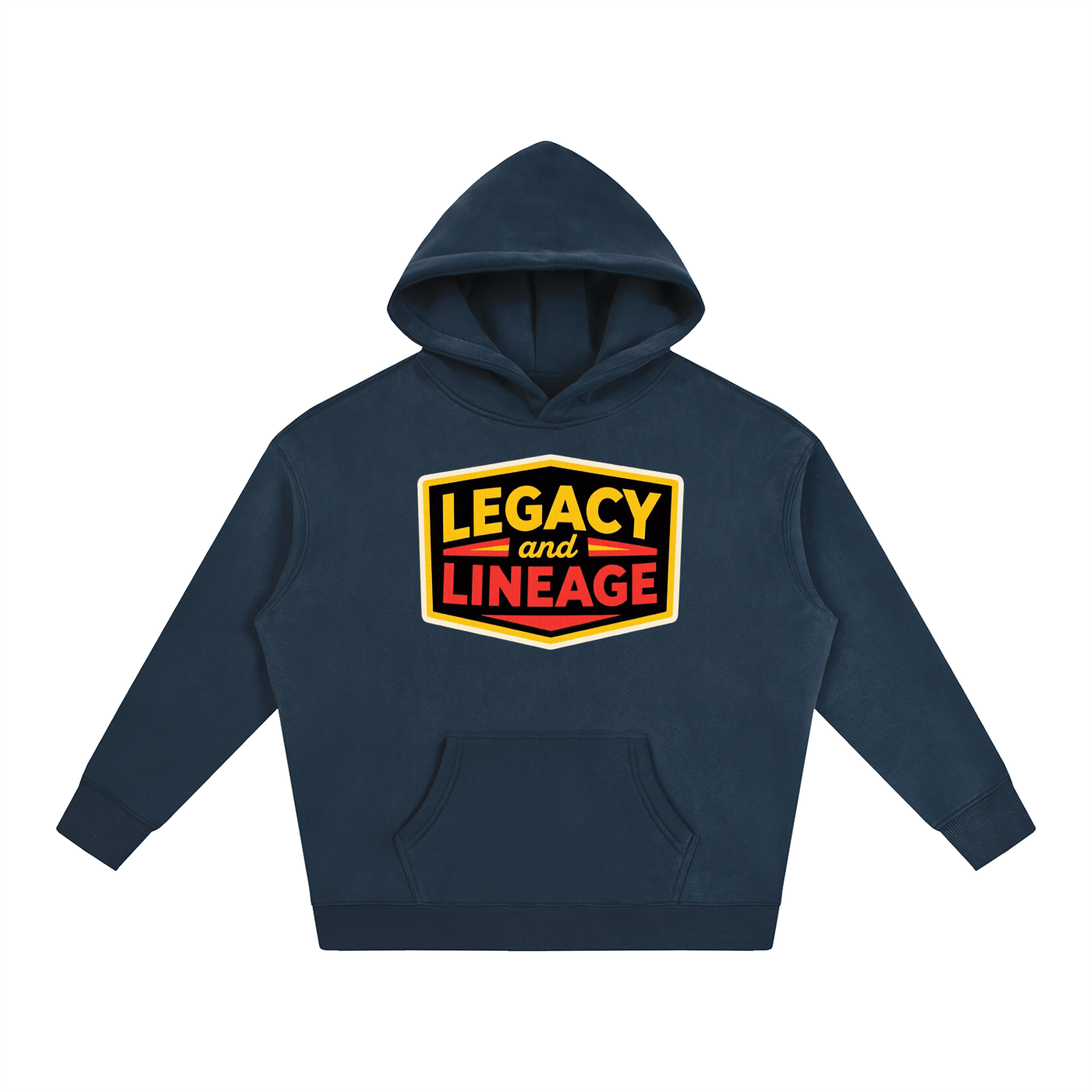 LEGACY AND LINEAGE Oversize Fleeced Hoodie
