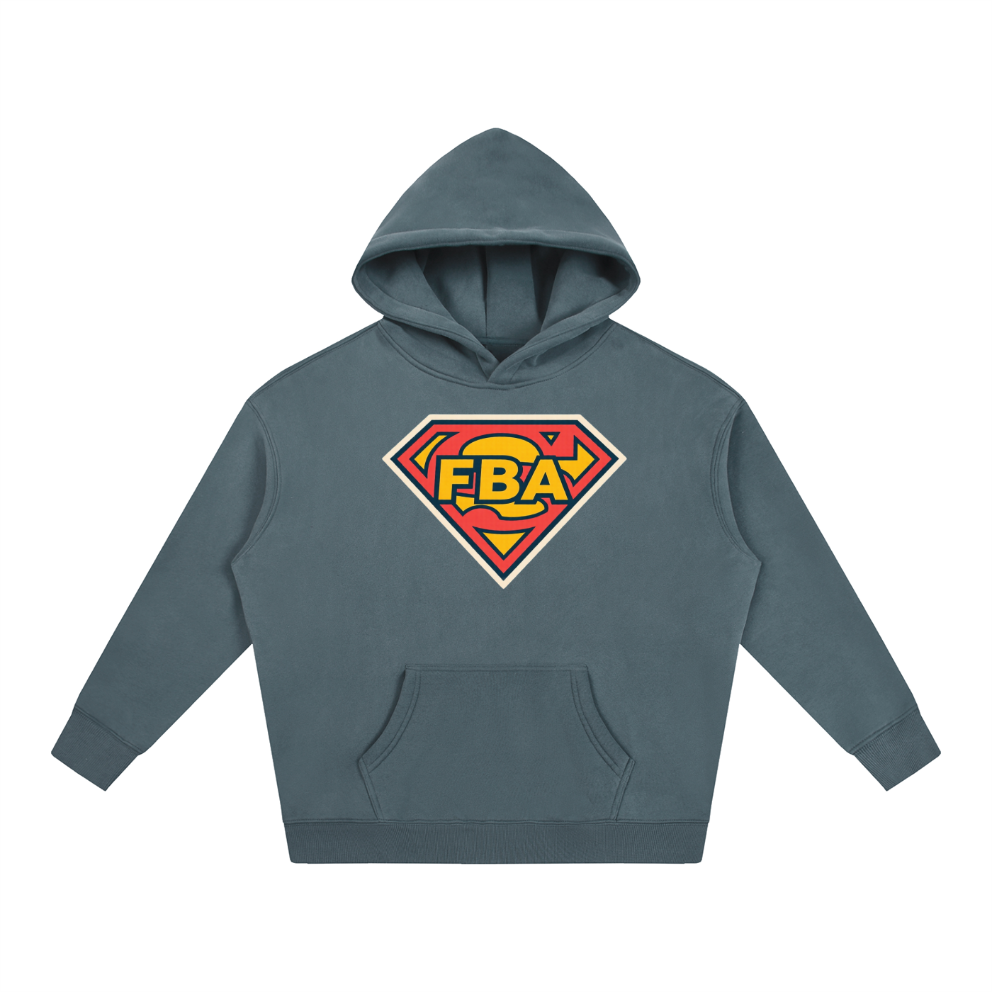 SUPER FBA Oversize Fleeced Hoodie